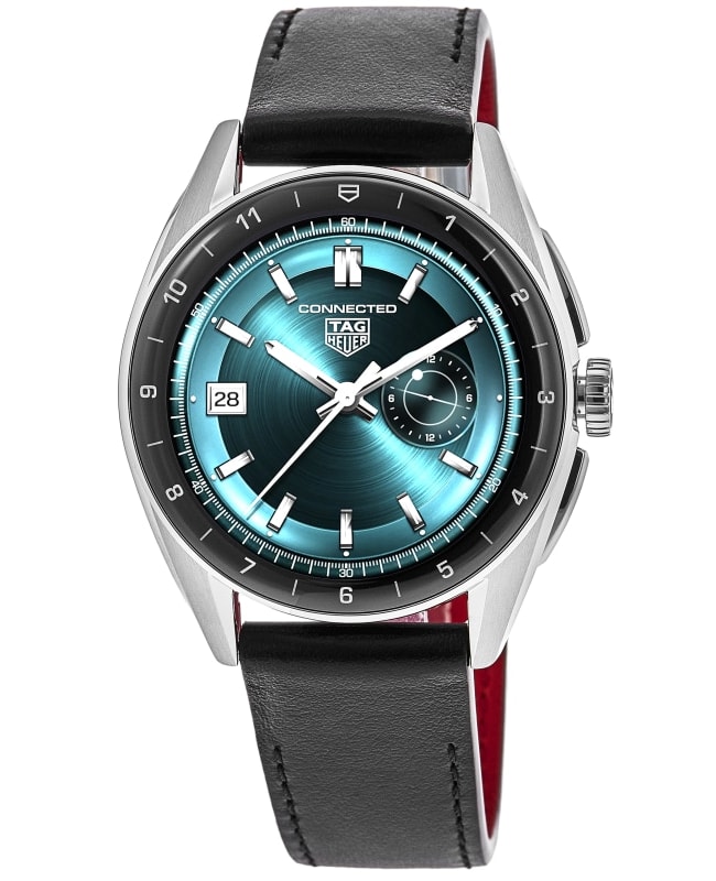 Tag Heuer Connected Calibre E4 - 42mm Digital Black Dial Leather