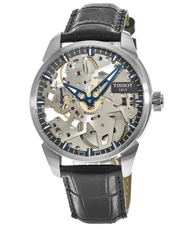 Tissot T-Complication Squelette Mechanical Skeleton Dial Men's Watch  T070.405.16.411.00