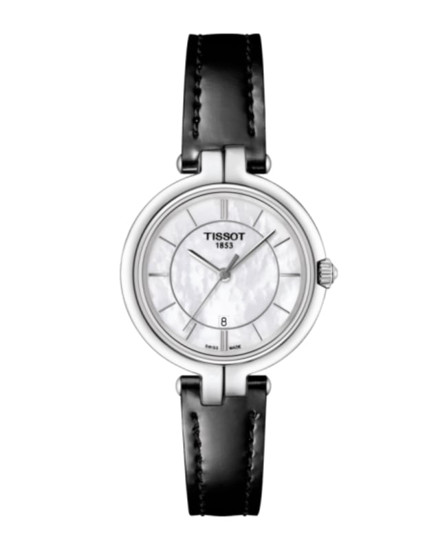 Tissot Flamingo Mother of Pearl Leather Strap Women's Watch T094.210.16.111.00