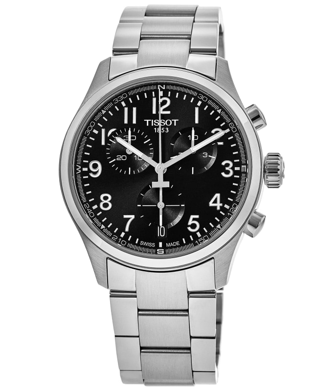 Tissot Chrono L 42mm Black Dial Stainless Steel Men's Watch T116.417.11.052.00