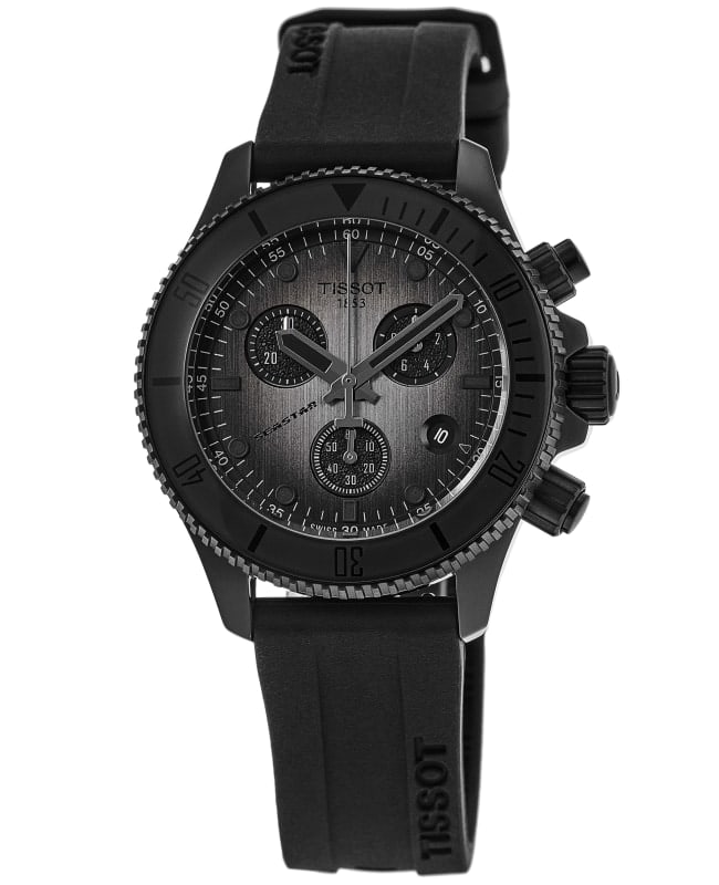 Tissot Seastar 1000 Quartz Chronograph Grey Dial Silicone Strap Men's Watch T120.217.37.061.00