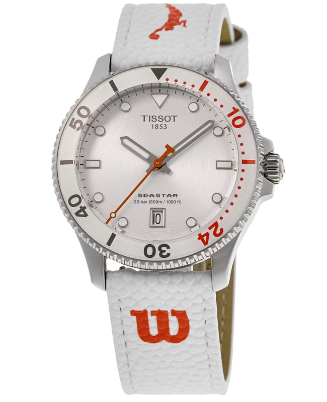 Tissot Seastar 1000 Quartz Wilson WNBA White Dial Composite Strap Unisex Watch T120.410.17.011.00