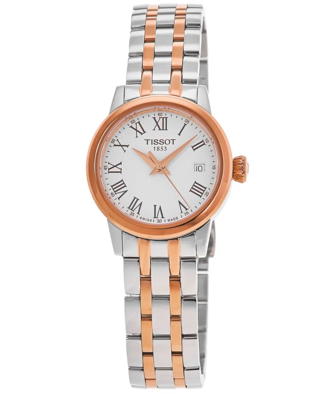 Tissot Classic Dream Lady White Dial Two-Tone Steel Women's Watch T129.210.22.013.00