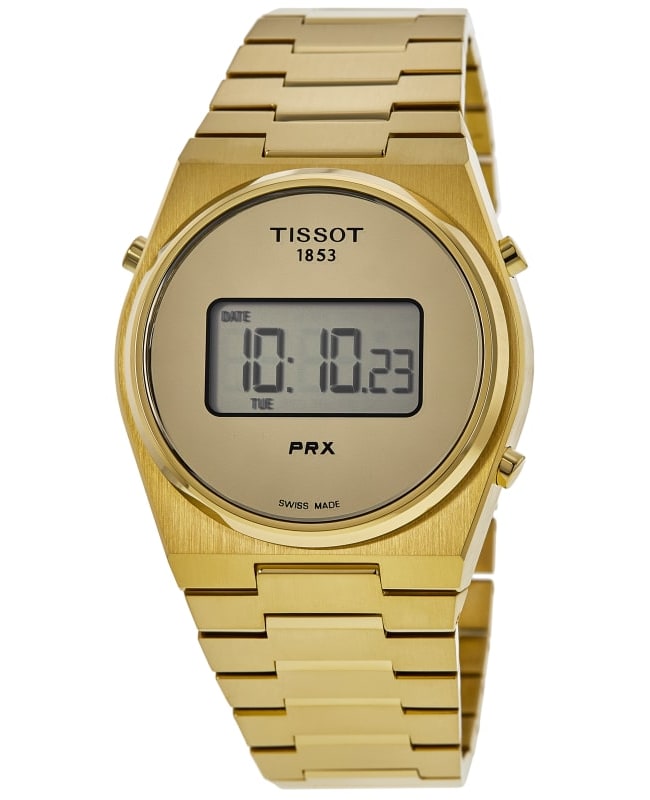 Tissot PRX Digital 35mm Yellow Gold PVD Steel Unisex Watch T137.263.33.020.00