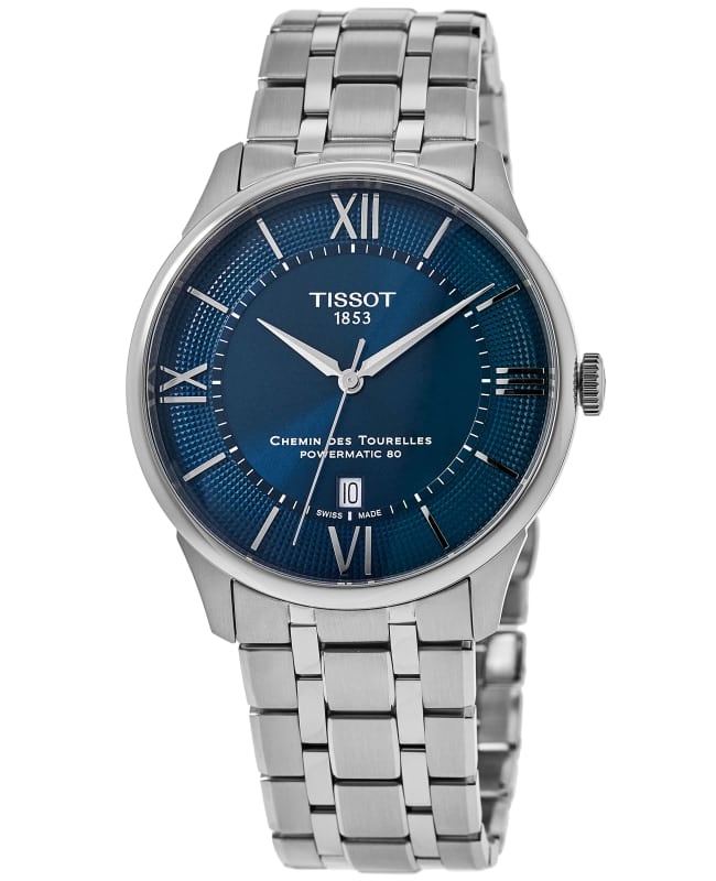 Tissot Chemin Des Tourelles Powermatic 80 42mm Automatic Blue Dial Steel Men's Watch T139.407.11.048.00