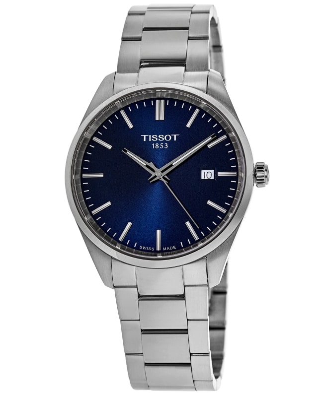 Tissot PR 100 Quartz 34mm Blue Dial Stainless Steel Women's Watch T150.210.11.041.00