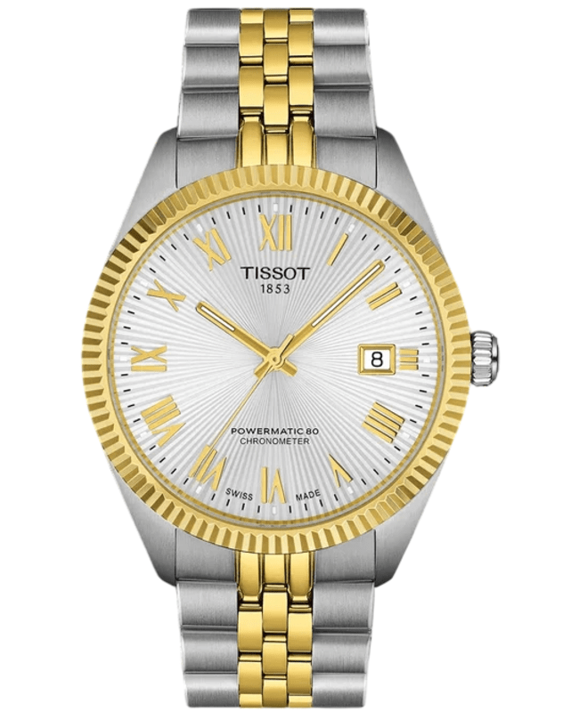 Tissot Ballade Automatic 39mm Silver Dial Two-Tone Stainless Steel Men's Watch T156.408.22.033.00