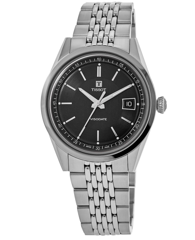 Tissot Visodate Black Dial Stainless Steel Men's Watch T157.407.11.051.00