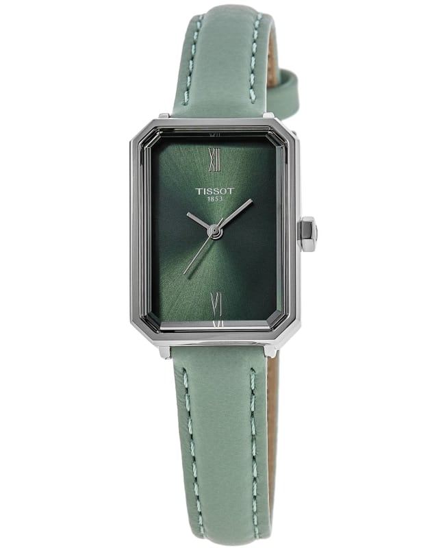 Tissot SRV 30mm Green Dial Leather Strap Women's Watch T160.110.16.093.00