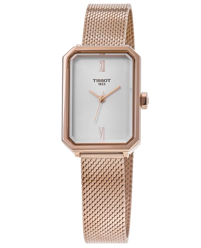 Tissot SRV 30mm Silver Dial Rose Gold PVD Steel Women's Watch T160.110.33.033.00