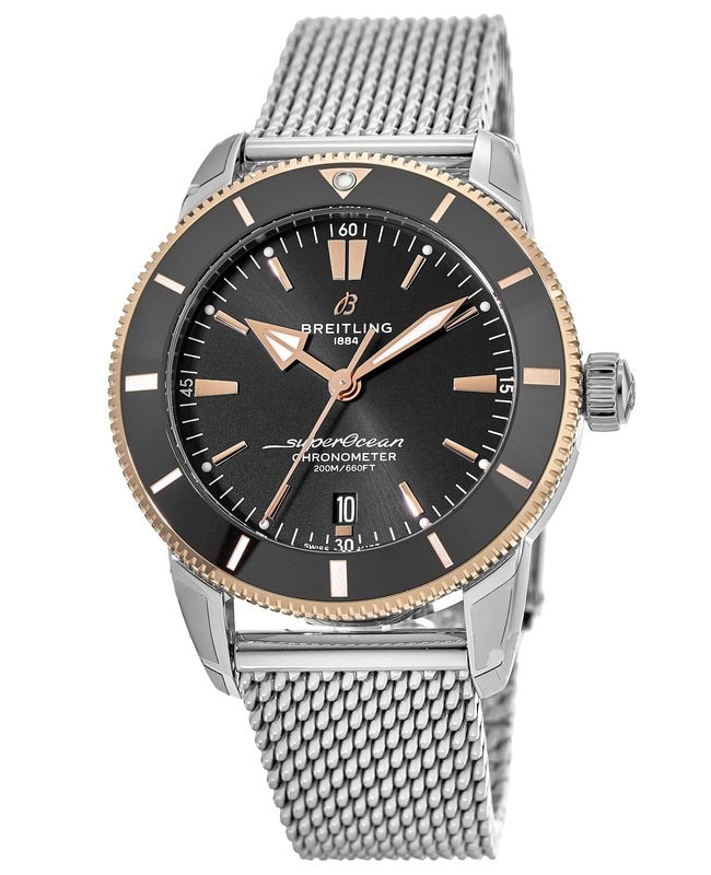 Breitling Superocean Heritage B20 Automatic 44 Black Dial Stainless Steel Men's Watch UB2030121B1A1