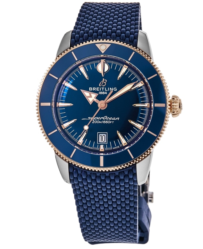 Breitling Superocean Heritage B31 Automatic 44 Blue Dial Rubber Strap Men's Watch UB3112161C1S1