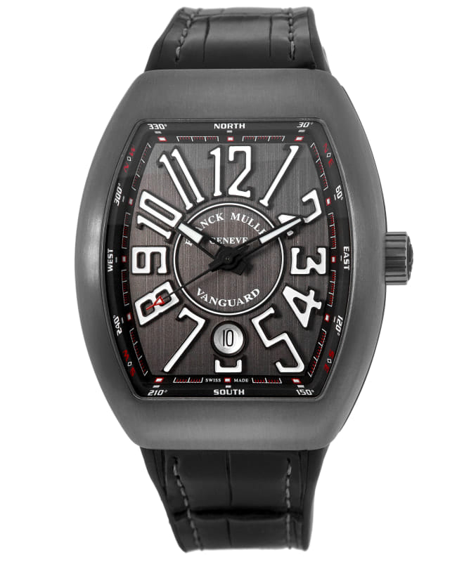 Franck Muller Vanguard Classical 41mm Grey Titanium Men's Watch V 41 SC DT TT GR