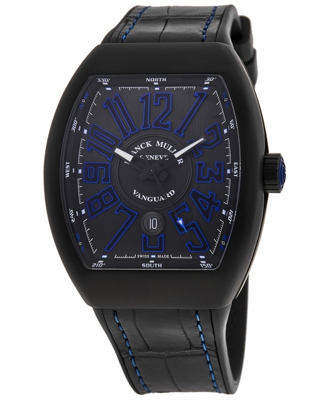 Franck Muller Vanguard Classical Automatic Black Dial Titanium