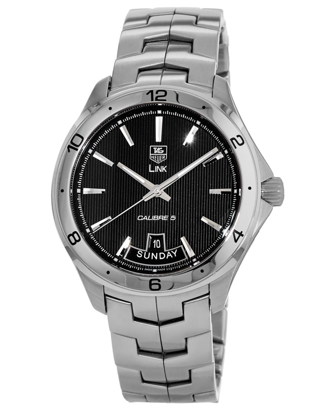Tag Heuer Link Automatic Black Dial Stainless Steel Men's Watch WAT2010.BA0951