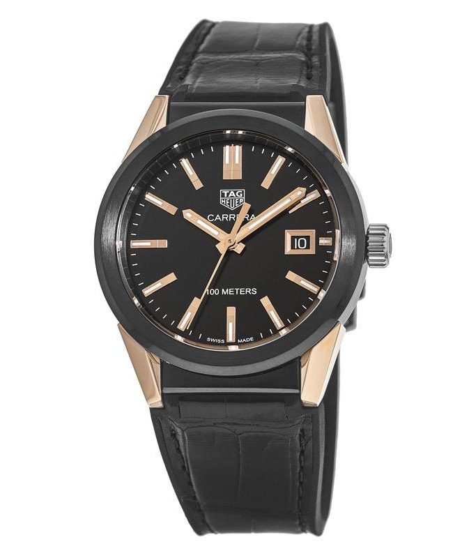 Tag Heuer Carrera PVD Steel Rose Gold Ladies Watch WBG1351 Box