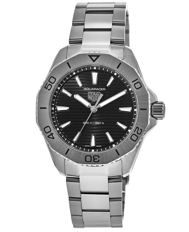 Tag Heuer Aquaracer Professional 200 Black Dial Stainless Steel Men's Watch WBP1110.BA0627