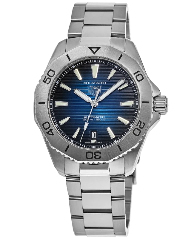 Tag Heuer Aquaracer Professional 200 Date Blue Dial Steel Men's