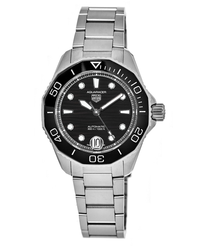 Tag Heuer Aquaracer 300M Automatic Automatic Black Dial Stainless Steel Women's Watch WBP231D.BA0626