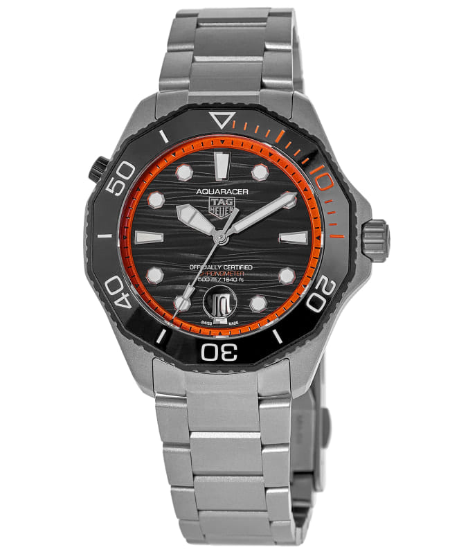 Tag Heuer Aquaracer Professional 500 Date Limited Edition Black Dial Titanium Men's Watch WBP5183.BF0010