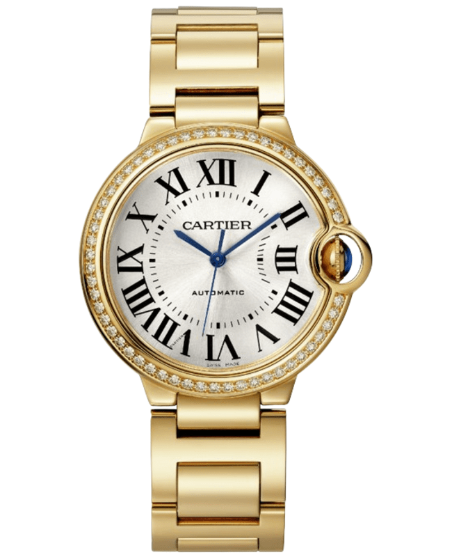 Cartier Ballon Bleu de Cartier Automatic Silver Dial Diamond Bezel 18K Yellow Gold Womens Watch WJBB0070 WJBB0070 Cartier Ballon Bleu de Cartier Automatic Silver Dial Diamond Bezel 18K Yellow Gold Womens Watch WJBB0070 WJBB0070