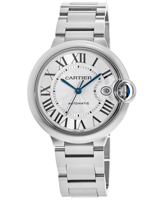 Cartier Ballon Bleu 40mm Automatic Silver Dial Steel Unisex Watch WSBB0040 WSBB0040
