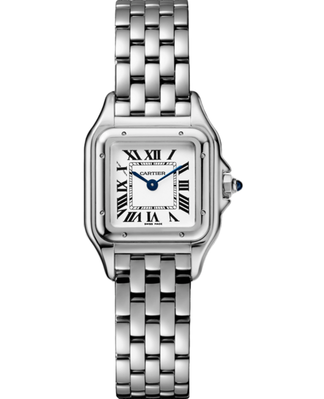 Cartier Panthere de Cartier Small Silver Dial Stainless Steel Women's Watch WSPN0013