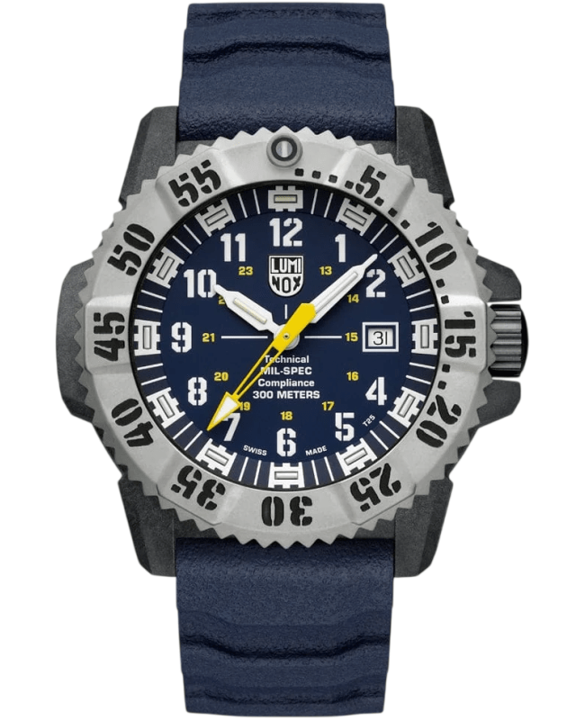 Luminox MIL-SPEC Military Dive 46m Blue Dial Rubber Strap Men's Watch XL.3355.2
