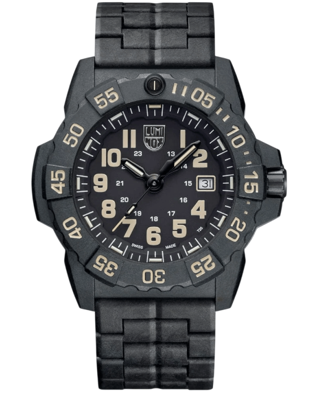 Luminox Navy Seal 3500 45mm Black Dial Carbonox Strap Men's Watch XS.3510