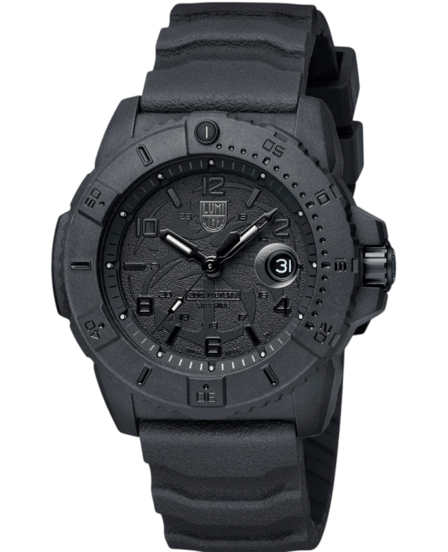 Luminox Navy Seal Foundation 45mm Black Dial Rubber Strap Men's Watch XS.3601.BO.NSF