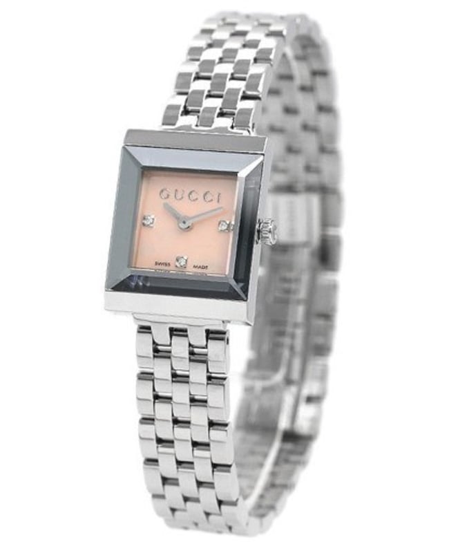 Gucci G-Frame Mother of Pearl Dial Women's Watch YA128401