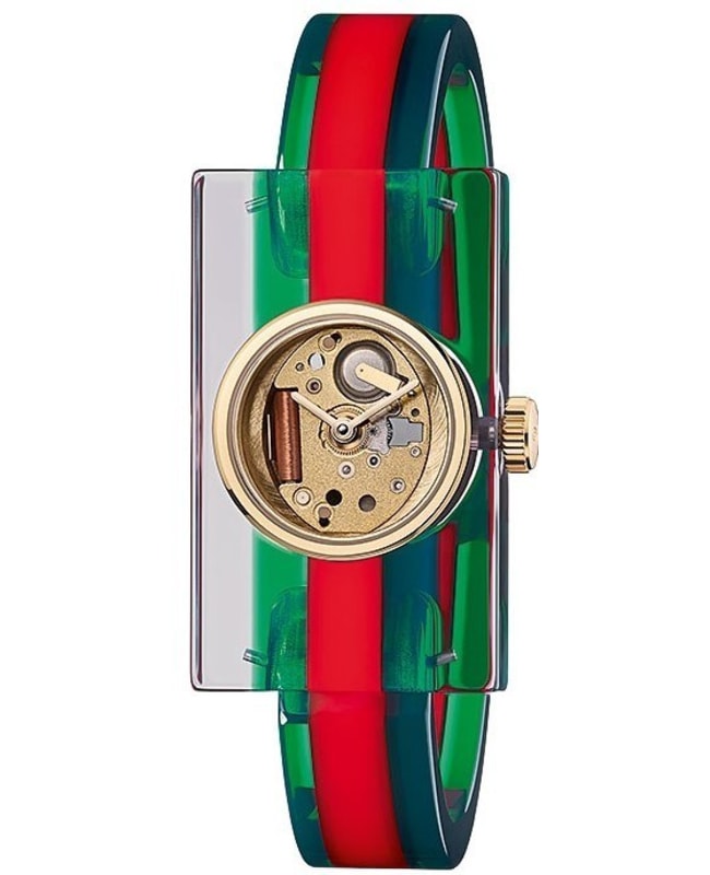 置物 GUCCI ITALY Authentic GUCCI LOGO W Hook Carabiner Key Holder Key Holder