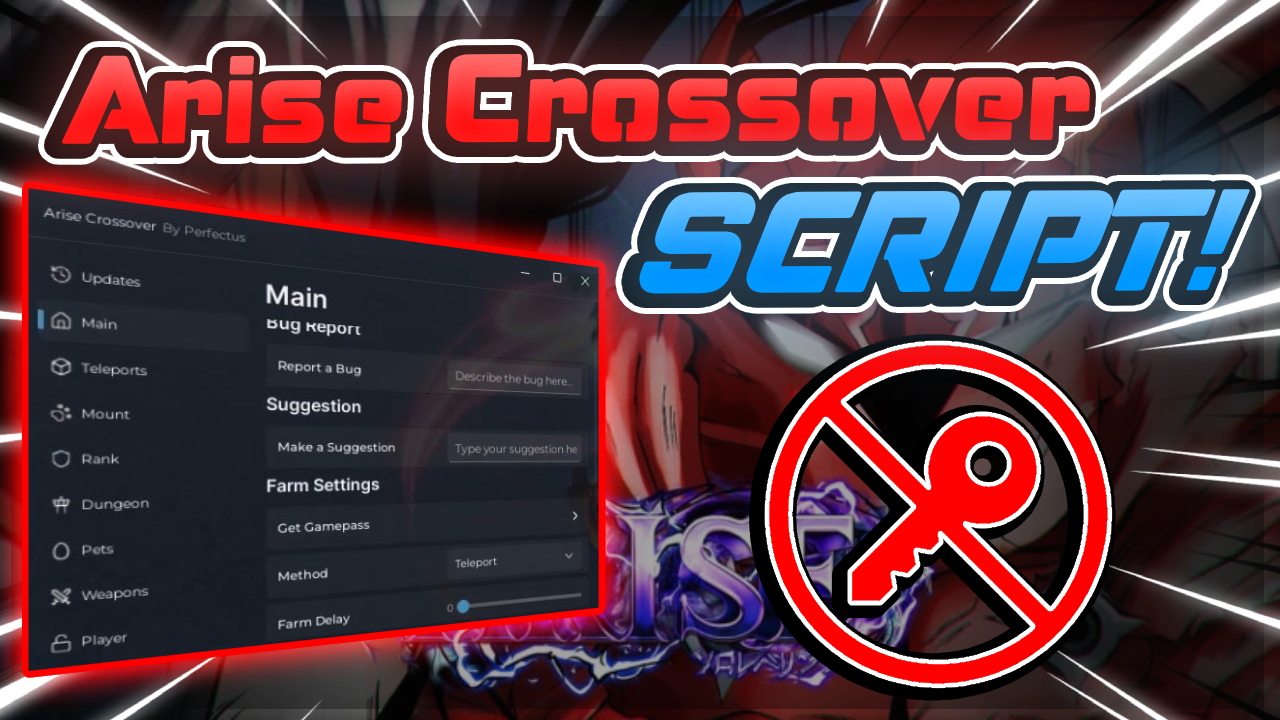 New 2025 Arise Crossover Script Gui So Nice In Roblox!