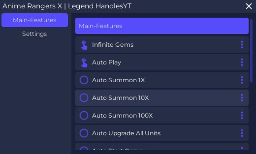 New Anime Rangers X Script Ui So Nice 2025!