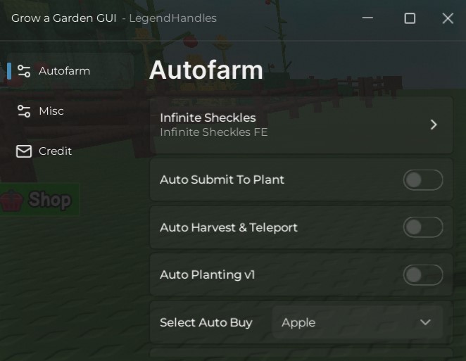 Updated Script Grow a Garden