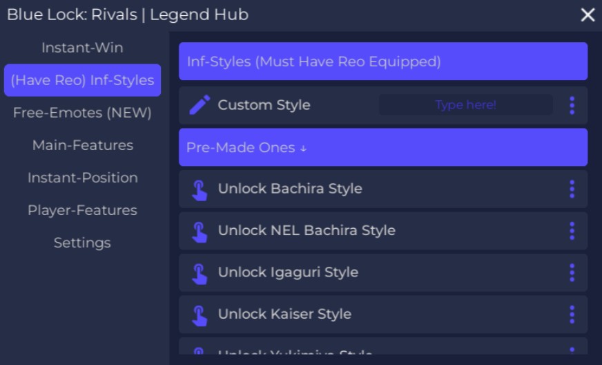 Blue Lock: Rivals New Script So Update Pastebin