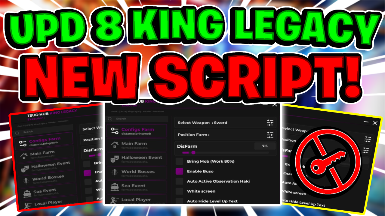 Update 8 King Legacy AutoFarm