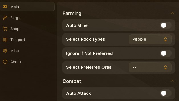 New Roblox The Forge script