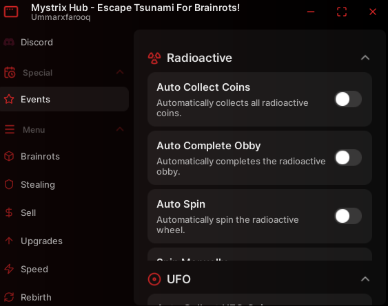 UPD Escape Tsunami For Brainrots script