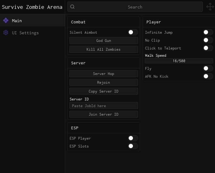 Survive Zombie Arena Best Scripts