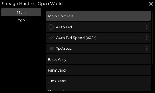Storage Hunters: Open World Keyless Script