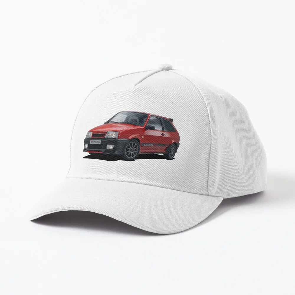 Red Lada Samara GTI side profile