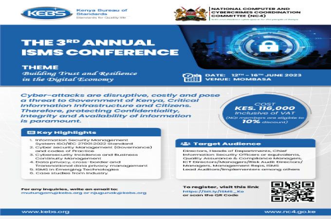The 3rd Annual ISMS Conference