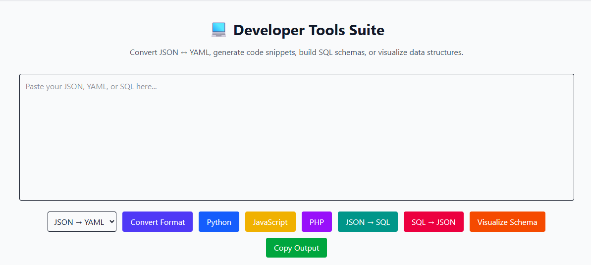 json to yaml converter