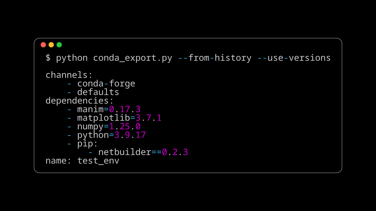 convert-conda-env-to-yaml