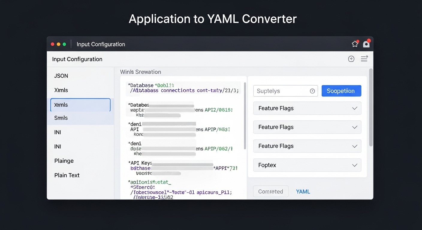 application-to-yaml-converter