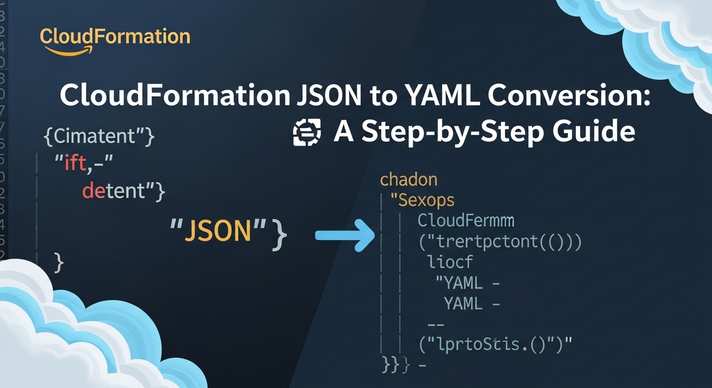 How to Convert CloudFormation JSON to YAML: A Complete Guide