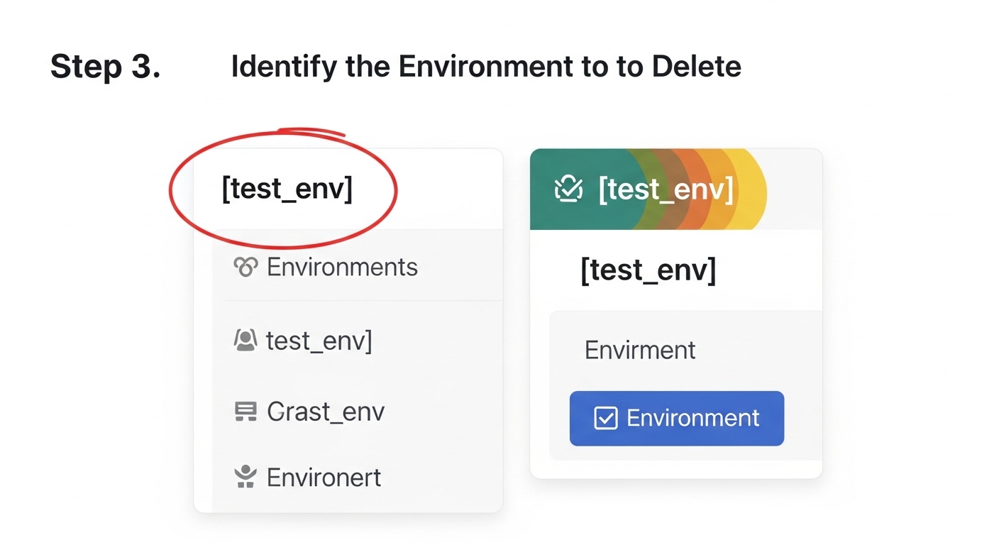 Mamba command line showing the use of mamba remove env to delete an environment.