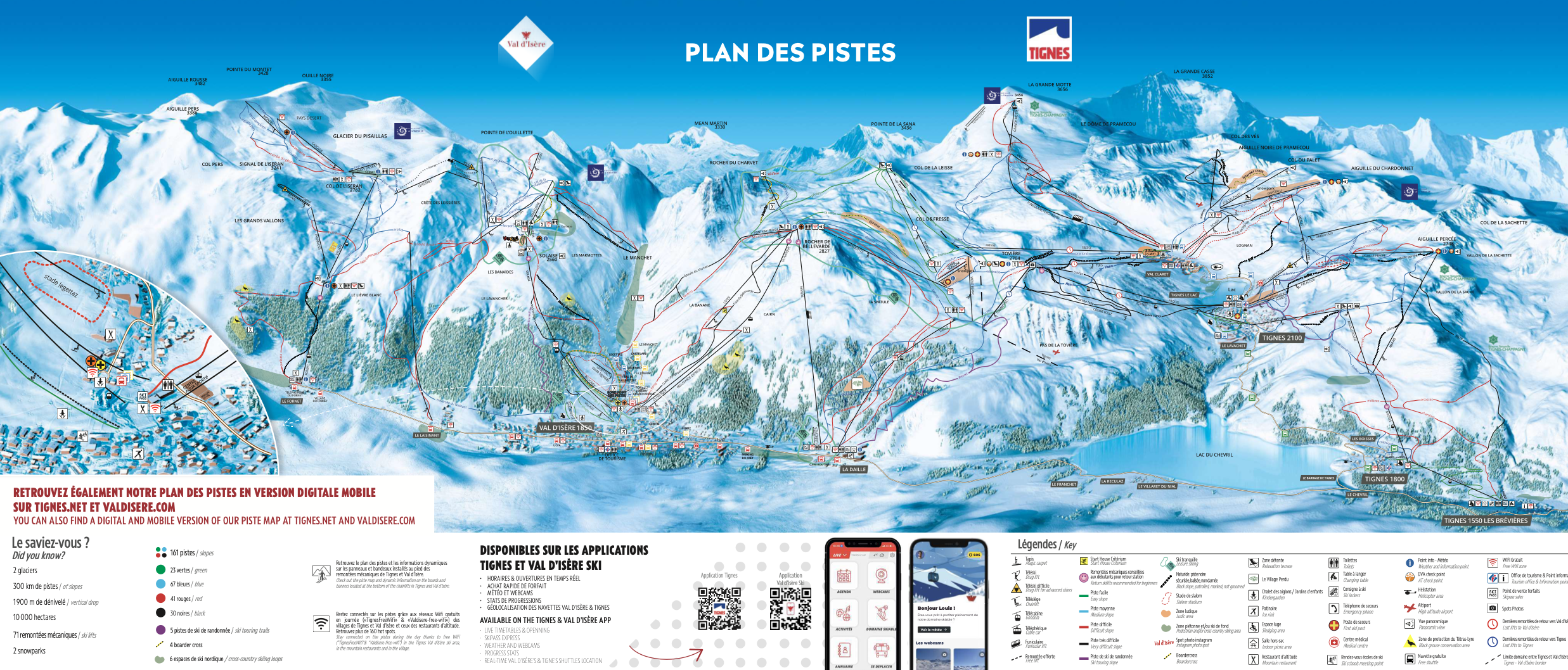Val d’Isère piste map