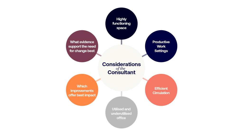 Considerations of the workplace consultant